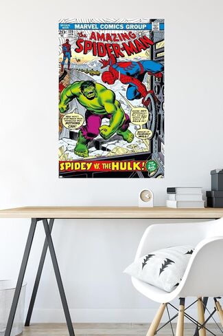 Trends International Marvel Comics Spider-Man - The Amazing Spider-Man #119 Wall Poster, 34L x 22.4W, Unframed Version in Saudi Arabia