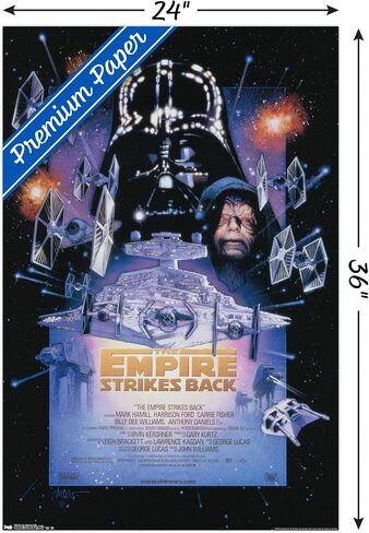 Trends International 24x36 Star Wars: The Empire Strikes Back - Poster Sheet Wall Poster ، 36L × 24W ، إصدار غير مؤلف in Saudi Arabia