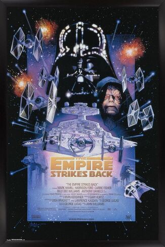 Trends International 24x36 Star Wars: The Empire Strikes Back - Poster Sheet Wall Poster ، 36L × 24W ، إصدار غير مؤلف in Kuwait