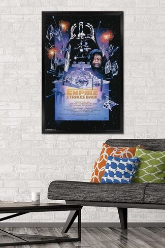 Trends International 24x36 Star Wars: The Empire Strikes Back - Poster Sheet Wall Poster ، 36L × 24W ، إصدار غير مؤلف in Kuwait