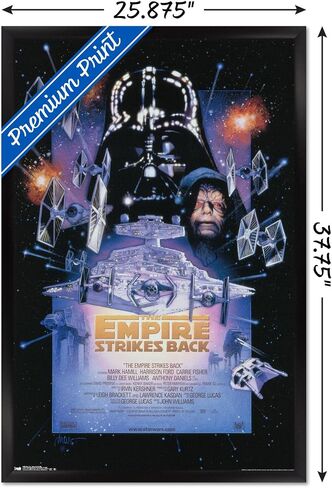 Trends International 24x36 Star Wars: The Empire Strikes Back - Poster Sheet Wall Poster ، 36L × 24W ، إصدار غير مؤلف in Kuwait