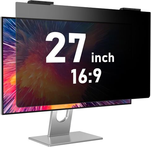 24 Inch Privacy Screen for Monitor - Anti Glare, Blue Light Blocking, Eye Protection Anti-Spy Filter - Fits 16:9 Aspect Ratio, Computer Screen Privacy Filter, Removable & Anti-Scratch(2-Pack) in Saudi Arabia