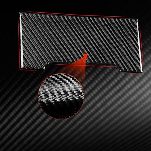 Compatible with VW Volkswagen Jetta Mk 2019 2020 2021 2022 2023 Car Interior Trim Gear Shift Panel Cover Trim Sticker Real Carbon Fiber Accessories Decals in Kuwait