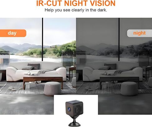 Hidden Camera Wireless, HD Mini spy Camera for Office& Home Micro Security Small Nanny Hidden Camera with Video with Night Vision Compatible with iOS & Android in Saudi Arabia