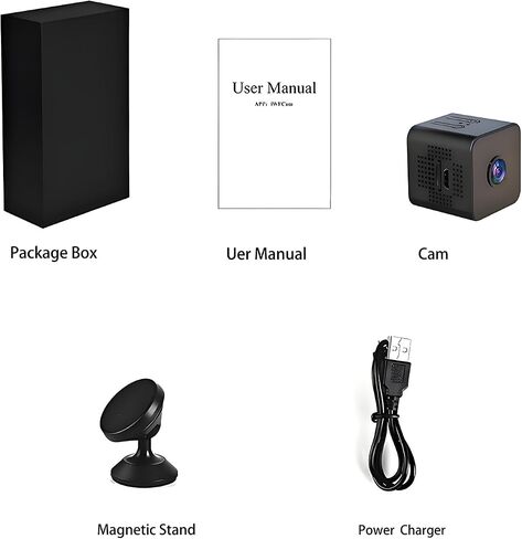 Hidden Camera Wireless, HD Mini spy Camera for Office& Home Micro Security Small Nanny Hidden Camera with Video with Night Vision Compatible with iOS & Android in Saudi Arabia