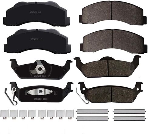 PM Auto Set of 8 Front-Rear Ceramic Brake Pad For 2010-2012 Ford F-150 in Saudi Arabia