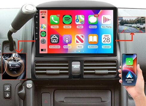 Radio Android 13 Car Radio for Honda CRV 2002-2006 ، Rimoody Car Stereo GPS WiFi 9 '' Touchstern Mirror Link Eq Bluetooth FM Radio + Camera in Kuwait