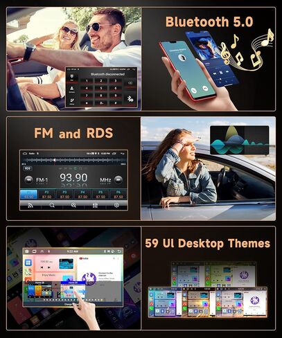 Radio Android 13 Car Radio for Honda CRV 2002-2006 ، Rimoody Car Stereo GPS WiFi 9 '' Touchstern Mirror Link Eq Bluetooth FM Radio + Camera in Kuwait