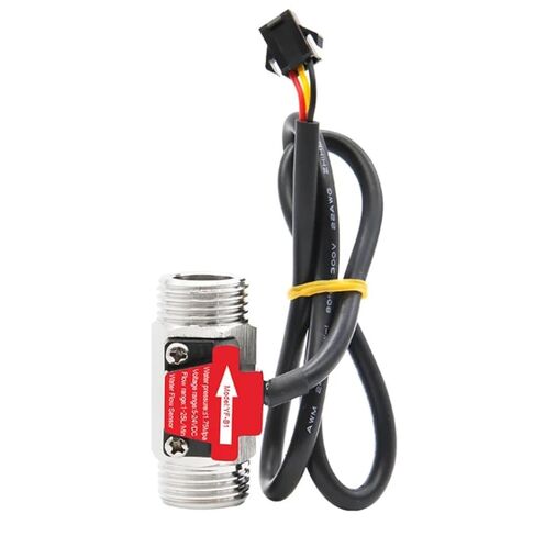 1Pcs YF-B1 S304 Flow Sensor 1.75Mpa G1/2 Pulse Hall Flow Meter Switch 1-25L/Min in Kuwait