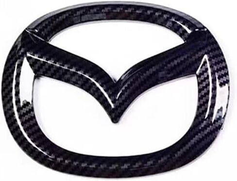 Car Emblem Badge Decal for Mazda 6 2012 2013 2014 2015 2016 2017, Car Lettering Badge Emblem Sticker, Car Grill Trunk Badge Stickers Replacement Decorations Styling Accessories,B Black in Saudi Arabia