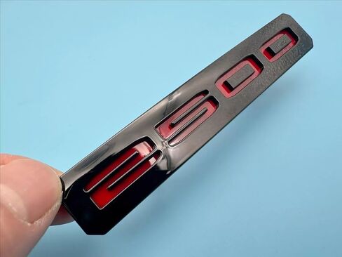 2Pc Front Bumper Fascia Side 2500 Emblems 3D Nameplates Badge Replacement for 2024+ Sierra 2500HD 86578370 86578372 (Black Red) in Kuwait