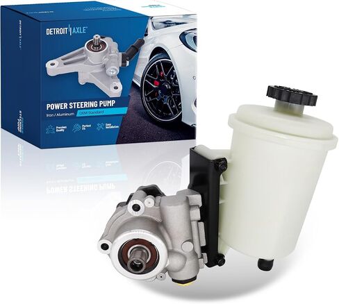 Detroit Axle - مضخة التوجيه السلطة ل Dodge RAM 2500 3500 4000 4500 5500 1500 مضخة التوجيه السلطة مع استبدال الخزان 20-1008R in Saudi Arabia