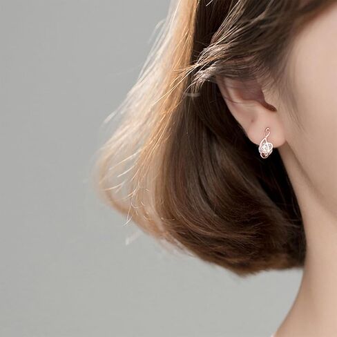 Sluynz 925 Sterling Silver CZ Note Musical Note أقراط للنساء المراهقات أزرار الأقراط لموسيقى عشاق الموسيقى in Saudi Arabia