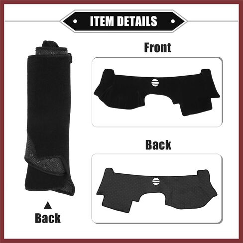Dashboard Cover Compatible for Cadillac CTS 2004-2009, Non-Slip Polyester Black Dash Cover Mat Dash Board Protector Cover Replace Parts in Saudi Arabia