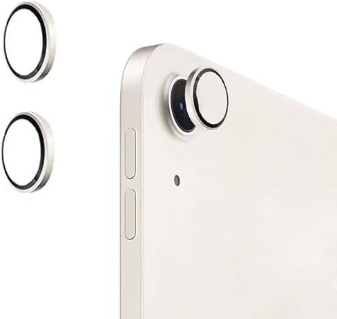 For iPad Air 6 11-inch 13-inch Camera Lens Protector Tempered Glass - 2 Packs -Compatible with iPad Mini 7 2024/ Mini 6 2021, iPad Air 2020/2022,New iPad Accessory-Red in Saudi Arabia