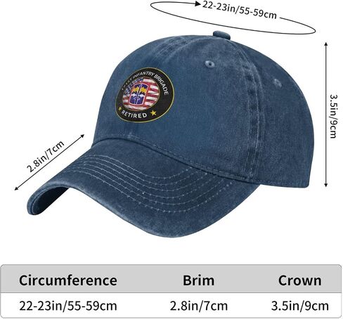 Us Army 171st Infantry Brigade Retired Adjustable Classic Cowboy Baseball Cap Men Women Casual Dad Hat5 in Saudi Arabia