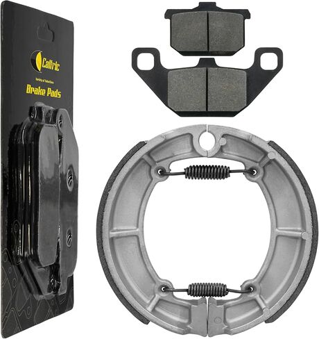 Caltric Front Brake Pads & Rear Brake Shoes Compatible with Kawasaki Vn800 Vn-800 Vulcan 800 1995-2005 in Saudi Arabia