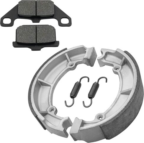 Caltric Front Brake Pads & Rear Brake Shoes Compatible with Kawasaki Vn800 Vn-800 Vulcan 800 1995-2005 in Saudi Arabia