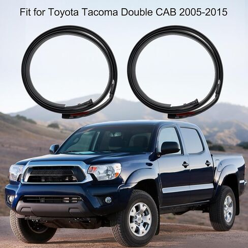 Roof Drip Molding Weatherstrip Compatible with Toyota Tacoma Roof Drip Molding Trim of Double CAB 2016-2023 Weatherstrip Seal Kit Replace 75552-04081 75551-04080 75552-04080 75551-04081 in Saudi Arabia