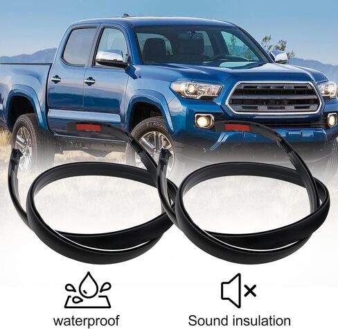Roof Drip Molding Weatherstrip Compatible with Toyota Tacoma Roof Drip Molding Trim of Double CAB 2016-2023 Weatherstrip Seal Kit Replace 75552-04081 75551-04080 75552-04080 75551-04081 in Saudi Arabia