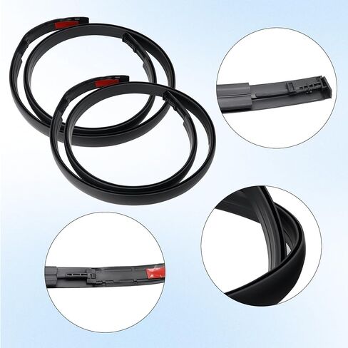 Roof Drip Molding Weatherstrip Compatible with Toyota Tacoma Roof Drip Molding Trim of Double CAB 2016-2023 Weatherstrip Seal Kit Replace 75552-04081 75551-04080 75552-04080 75551-04081 in Saudi Arabia