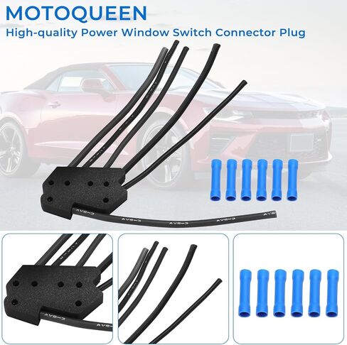 Power Window Switch Connector Plug for Buick Oldsmobile Pontiac Cadillac Chevrolet Chevy GMC 1987 Cutlass 1985 Cutlass 1987 Regal 1980 Chevy K5 in Saudi Arabia