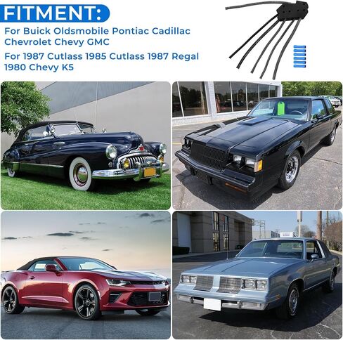 Power Window Switch Connector Plug for Buick Oldsmobile Pontiac Cadillac Chevrolet Chevy GMC 1987 Cutlass 1985 Cutlass 1987 Regal 1980 Chevy K5 in Saudi Arabia