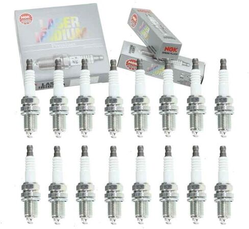 16 PC NGK Laser Iridium Sparks Plugs متوافقة مع Mercedes-Benz ML430 4.3L V8 1999-2001 in Saudi Arabia