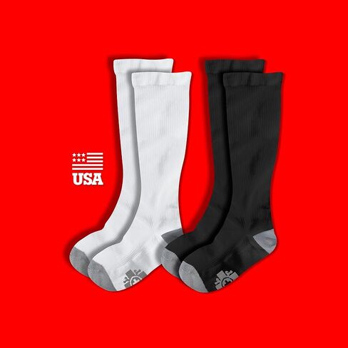 جوارب ضغط العظام القديمة: المواد الصلبة - الجوارب الرياضية للرجال والنساء - 15-20 مم زئبق in Kuwait