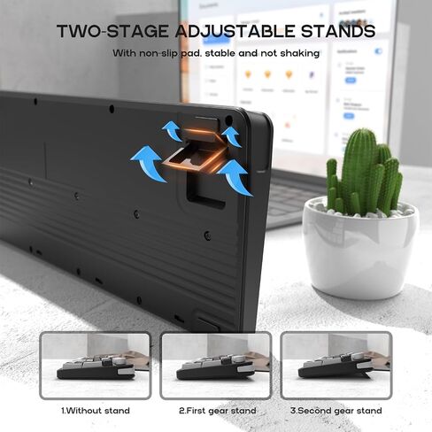 96% Wired Gaming Keyboard,Creamy Membrane Quiet Silent Keyboard with Number Pad & Volume Knob,Light Up Computer USB Teclado for PC Desktop Games Office in Saudi Arabia