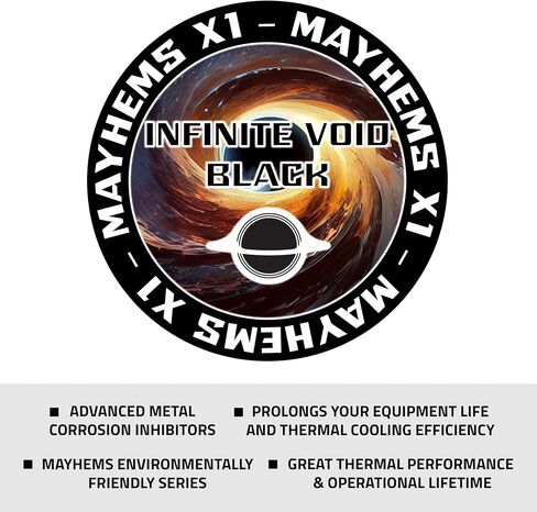 Mayhems - X1 Premixed PC Coolant - Computer Water Cooling Fluid - Liquid Cooling, Eco Friendly Series, UV Fluorescent Blue, 1 Litre, Ozone Clear Blue in Kuwait
