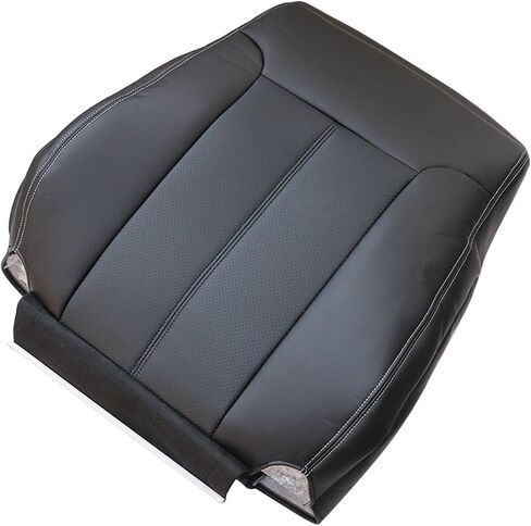 FZJDSD Black Driver and Passenger Bottom and Side Top Lean Back Perforated Leather Seat Covers Compatible with Ford F250 F350 F450 F550 Lariat 2011 2012 2013 2014 2015 2016 in Saudi Arabia