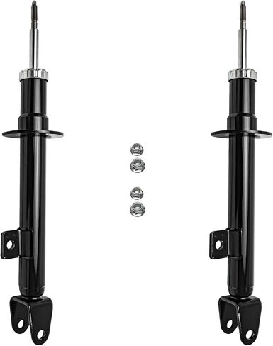 Detroit Axle - Front 2PC Strut Screats for 05-10 Dodge Challenger Charger Magnum Chrysler 300 ، 2 Bare Strut Shocks Assembly 2005 2006 2007 2008 2000. in Saudi Arabia