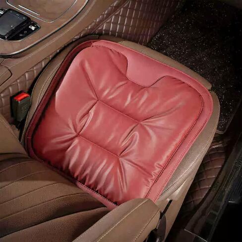 Livena Car Seat Cushion Replacement, Soft Comfortable Memory Foam Front Seat Pads, Coccyx and Lower Back Pressure Relief - Seat Cushion for Car, Truck, Office Chair, Universal Fit Design (1, Brown) in Saudi Arabia
