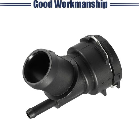 ACROPIX Engine Coolant Hose Connector Fit for Volkswagen Tiguan 2.0L A/T AWD R-Line Sport Utility - Pack of 2 Black in Saudi Arabia
