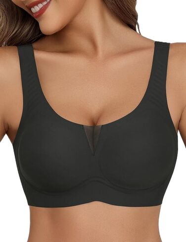 Avidlove Bras for Women No Underwire Seamless Bra Deep V Full Coverage T-Shirt Bralette Comfort Everyday Bra in Saudi Arabia