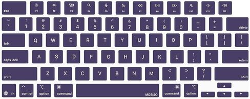 MOSISO Keyboard Cover Skin Compatible with MacBook Air 13.6 inch 2025 M4 A3240/Air 15 inch M4 A3241, Beige in Kuwait