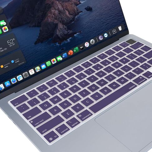 MOSISO Keyboard Cover Skin Compatible with MacBook Air 13.6 inch 2025 M4 A3240/Air 15 inch M4 A3241, Beige in Kuwait