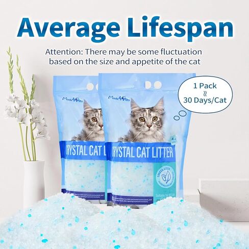 Crystal Cat Litter for Cat,2 Pack, 6.7Ibs in Kuwait