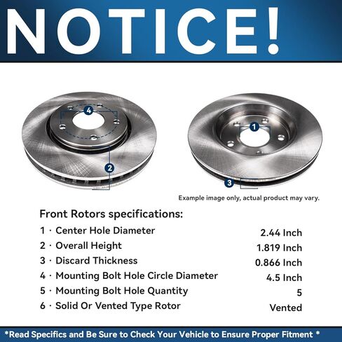 Detroit Axle - Brake Kit for 2006-2018 Toyota RAV4, 2010-2012 Lexus HS250h Replacement Front & Rear Disc Brake Rotors Ceramic Brakes Pads : 10.83" inch Front Rotor in Saudi Arabia