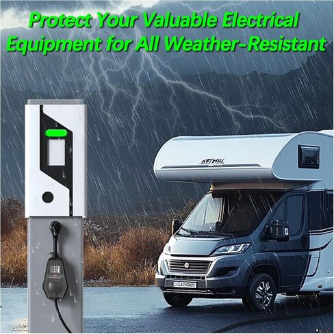 30 Amp RV Surge Protector Waterproof Cover Include, 30A RV Surge Protectors for Camper & Travel Trailers, 13000 Joules, with Unique Surge Protection Module in Saudi Arabia