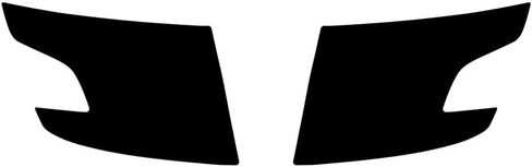 Rvinyl Headlight Pre Cut Film Cover Kit in Smoke Compatible with Chevrolet Suburban 2015-2020 - Adhesive Backs in Saudi Arabia
