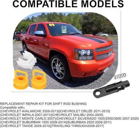 14104 15276979 52855956AG SHIFMING SHIFTER SHIFTER CABLING CABHING KIT ، تناسب CHEVY Silverado 1500 2500 3500 4.3L 5.3L 6.0L 6.2L 6.6L BUICK CADILAC GMC RAM JEEP DODGE 2004-2020. in Kuwait