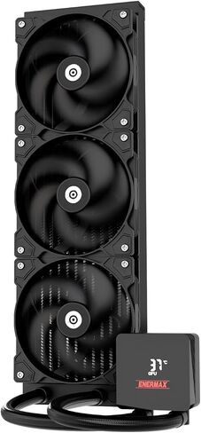 ENERMAX LIQMAX V4 120mm AIO CPU Liquid Cooler w/Digital Display, 120mm SilentFlow PWM Fan 320W TDP, for Intel 1851/1700/1200/115X, AMD AM5/AM4 in Saudi Arabia