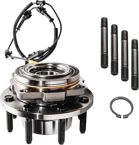 Detroit Axle-4WD Front 6PC Wheel Bearing Hubs Kit for 05-10 Ford F-250 F-350 Super Duty ، 2 Wheel Bearing and Hubs 4 Ball Ball Confisions 2005 2007 2007 2008 2010 Replacement in Saudi Arabia