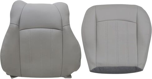 Priprilod Gray Leather Driver Side Bottom Replacement Seat Cover Compatible with Chrysler 300C Limited 2005 2006 2007 2008 2009 2010 in Saudi Arabia
