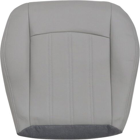 Priprilod Gray Leather Driver Side Bottom Replacement Seat Cover Compatible with Chrysler 300C Limited 2005 2006 2007 2008 2009 2010 in Saudi Arabia