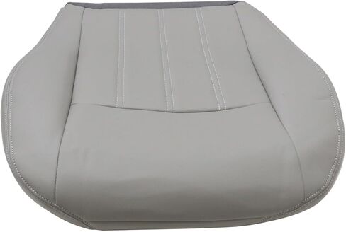 Priprilod Gray Leather Driver Side Bottom Replacement Seat Cover Compatible with Chrysler 300C Limited 2005 2006 2007 2008 2009 2010 in Kuwait