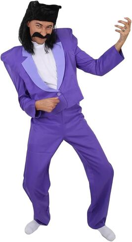 HPO Adult Men's Animation Punk Rock Keyboard Bratt Suit Costume Bundle | Multiple Size Options in Kuwait