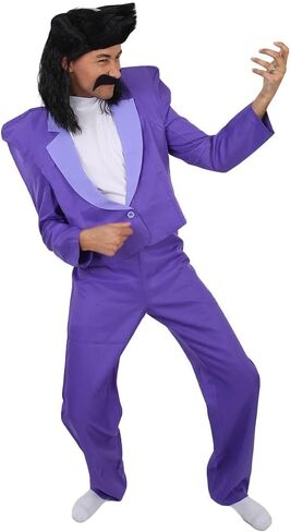 HPO Adult Men's Animation Punk Rock Keyboard Bratt Suit Costume Bundle | Multiple Size Options in Kuwait